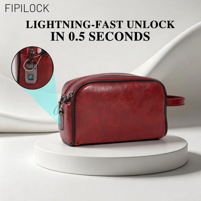Fingerprint Pouch Fashion Storage Bag for iPhone Cable Waterproof Organize Bag for Power Bank Gadgets сумка - view 4