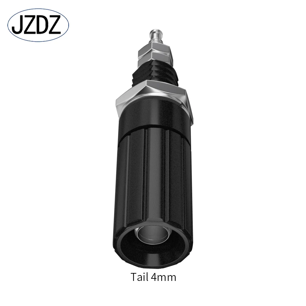 JZDZ 10pcs 4mm Banana Socket Binding Post Nut Banana Plug Jack Electrical Connector Terminal DIY Parts J.50006