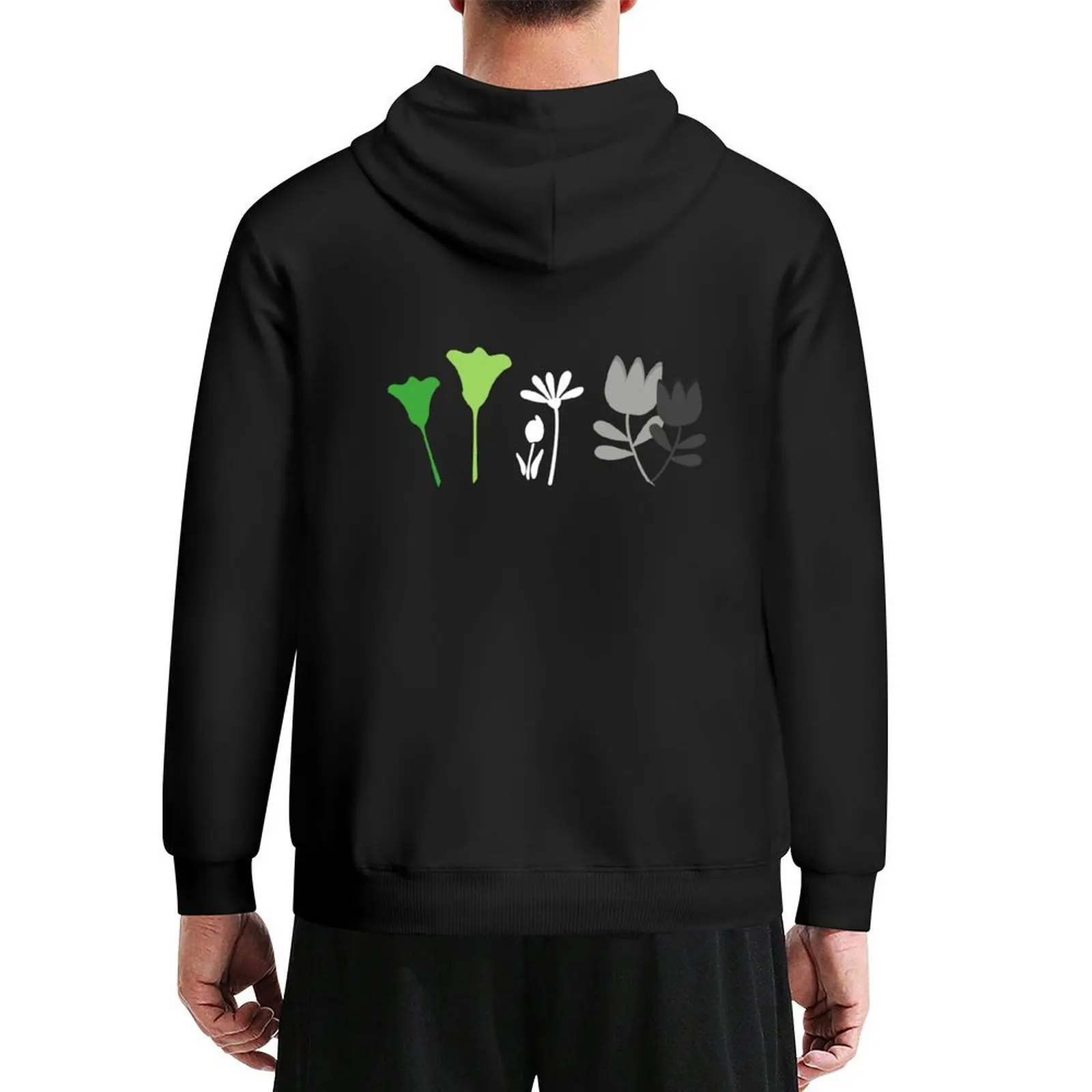 

Standing Flower Patch Aro. Aromantic Pride Hoodie aesthetic clothing autumn jacket men men's sweat-shirt male clothes hoodie