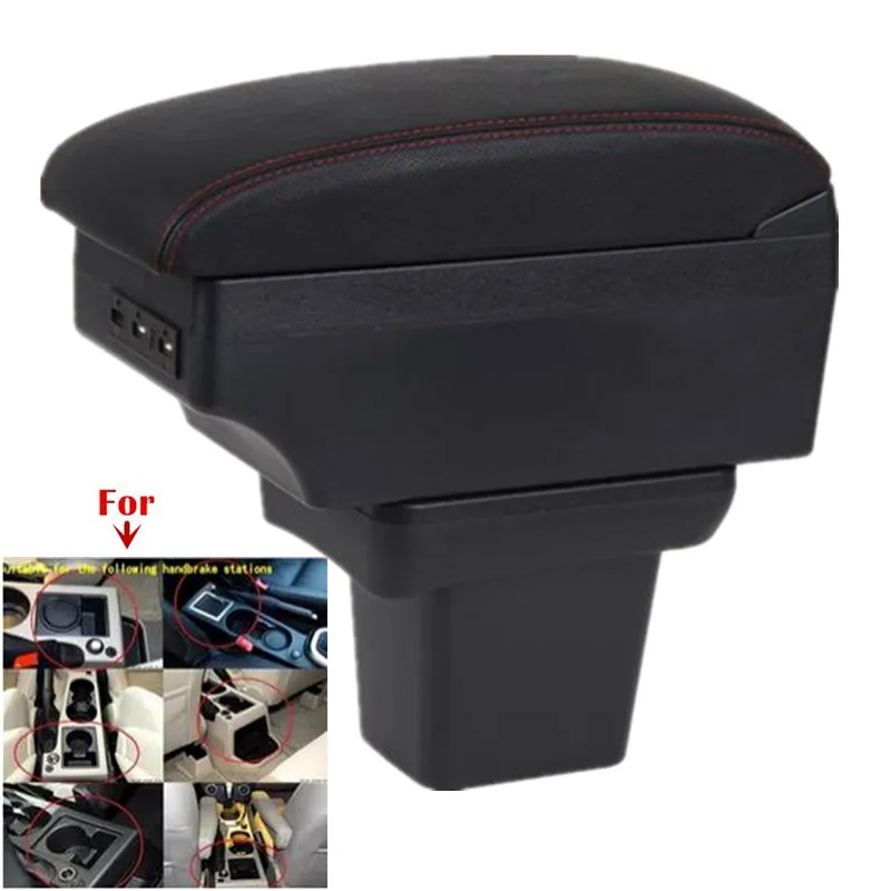 

For Land Rover Frelender2 Freelander 2 Armrest Box Center Console Storage box with USB Interior Retrofit Car Accessories