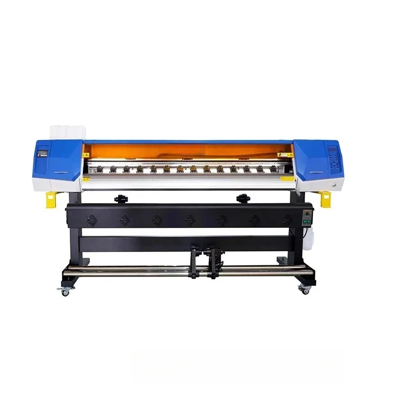 Yinstar 1.8 m Single Head Digital Eco Solvent Printer for Tarpaulin Advertising Stickers XP 600 Inkjet Printing Machine