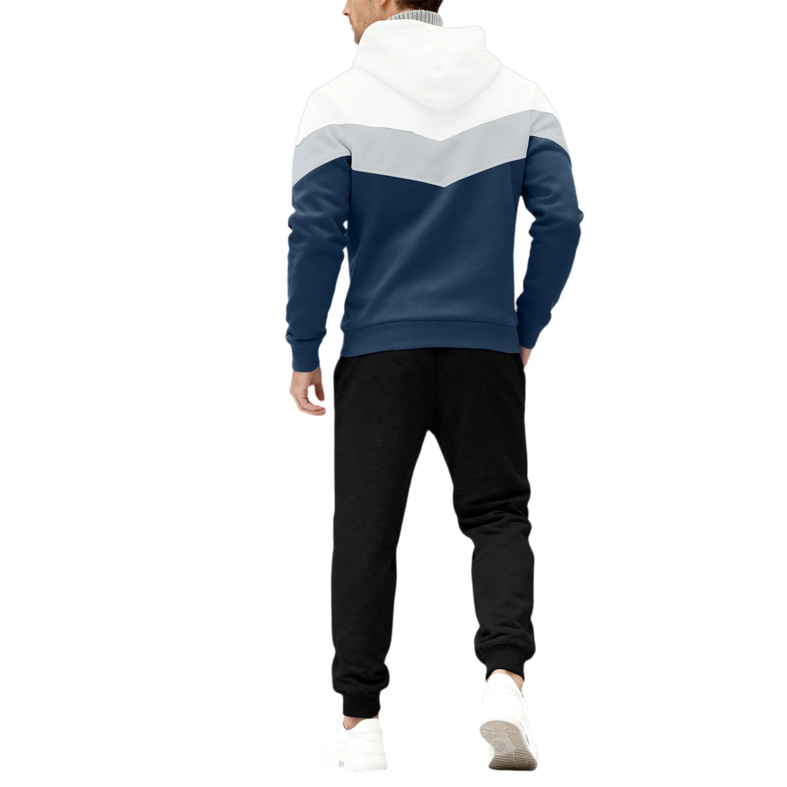 العلامة التجارية الخريف والشتاء هوديي دعوى الرجال الأزياء هوديي العلامة التجارية السراويل عارضة بدلة عدو ملابس رياضية البلوز قطعتين مجموعة