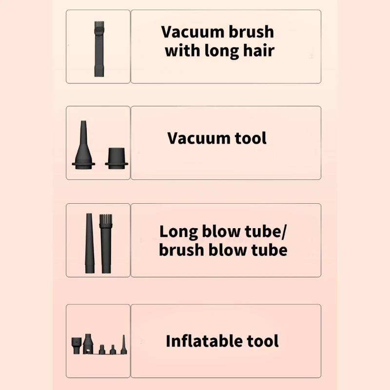 強力な車用掃除機 10000PA パワーハンドヘルド掃除機コードレス充電式