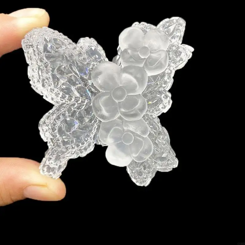CORD Clear Silicone Butterfly Mold Craft Keychain Decorations Homemade Gifts