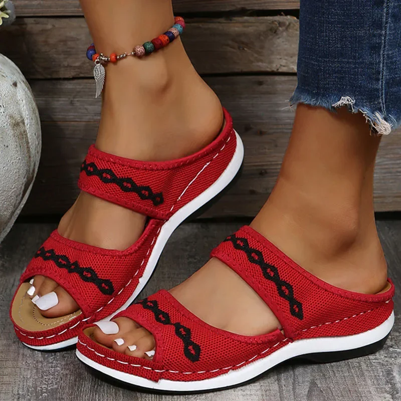 Sandalias ortopédicas para mujer, zapatos de verano