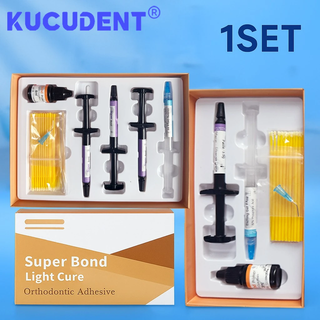 

Dental Orthodontic Adhesive Kit - Light Cure Bonding Glue for Direct Bonding System Fast Curing Dentist Bonding Glue Material