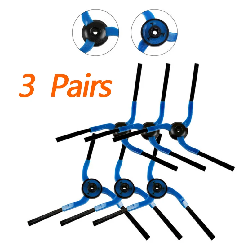 6 sztuk Robot odkurzacz boki szczotka do Samsung VC-RM52VR VC-RM94W VC-RM72VS VC-RM72VG VC-RM84V VC-RM96W Vac części akcesoria