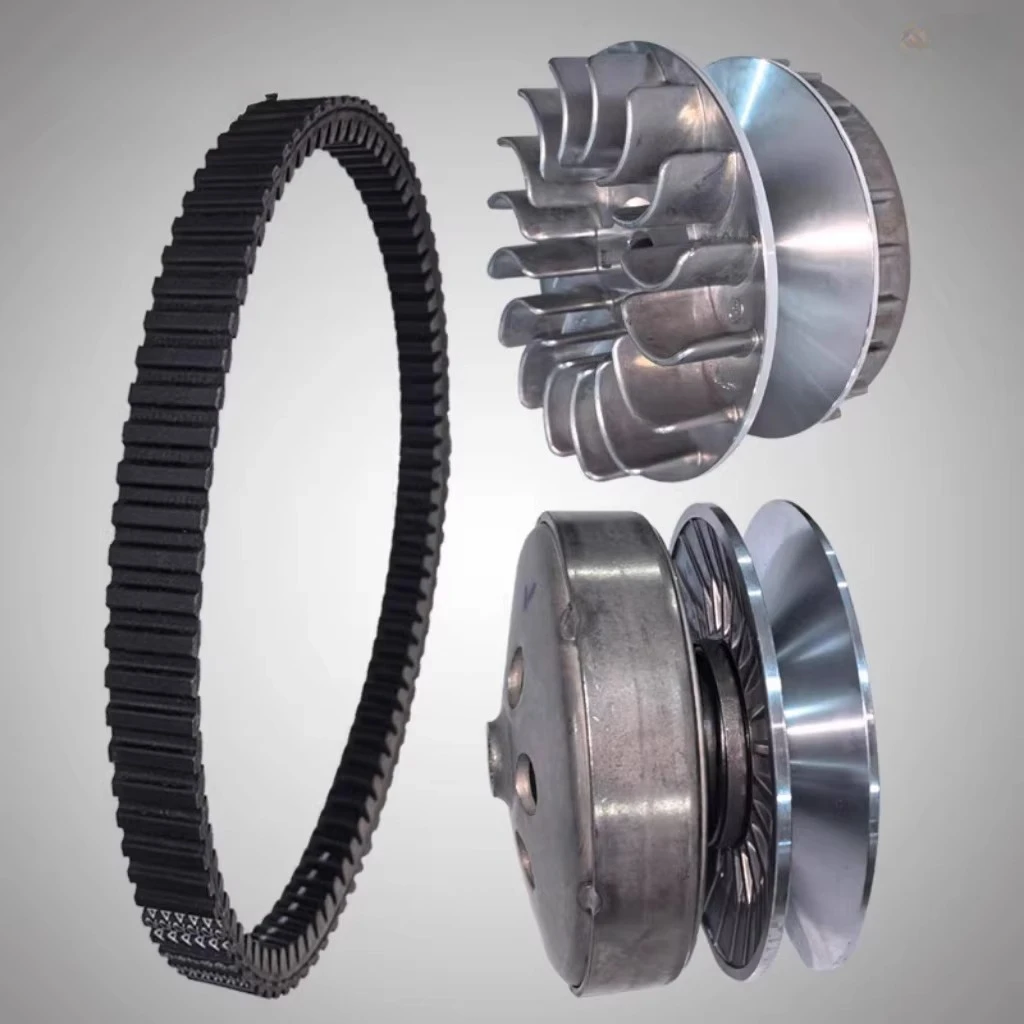 

Для мотоциклов LONCIN VOGE: Комплектующие переднего и заднего вариатора (ведущий и ведомый шкивы) для моделей SR250GT, 250T