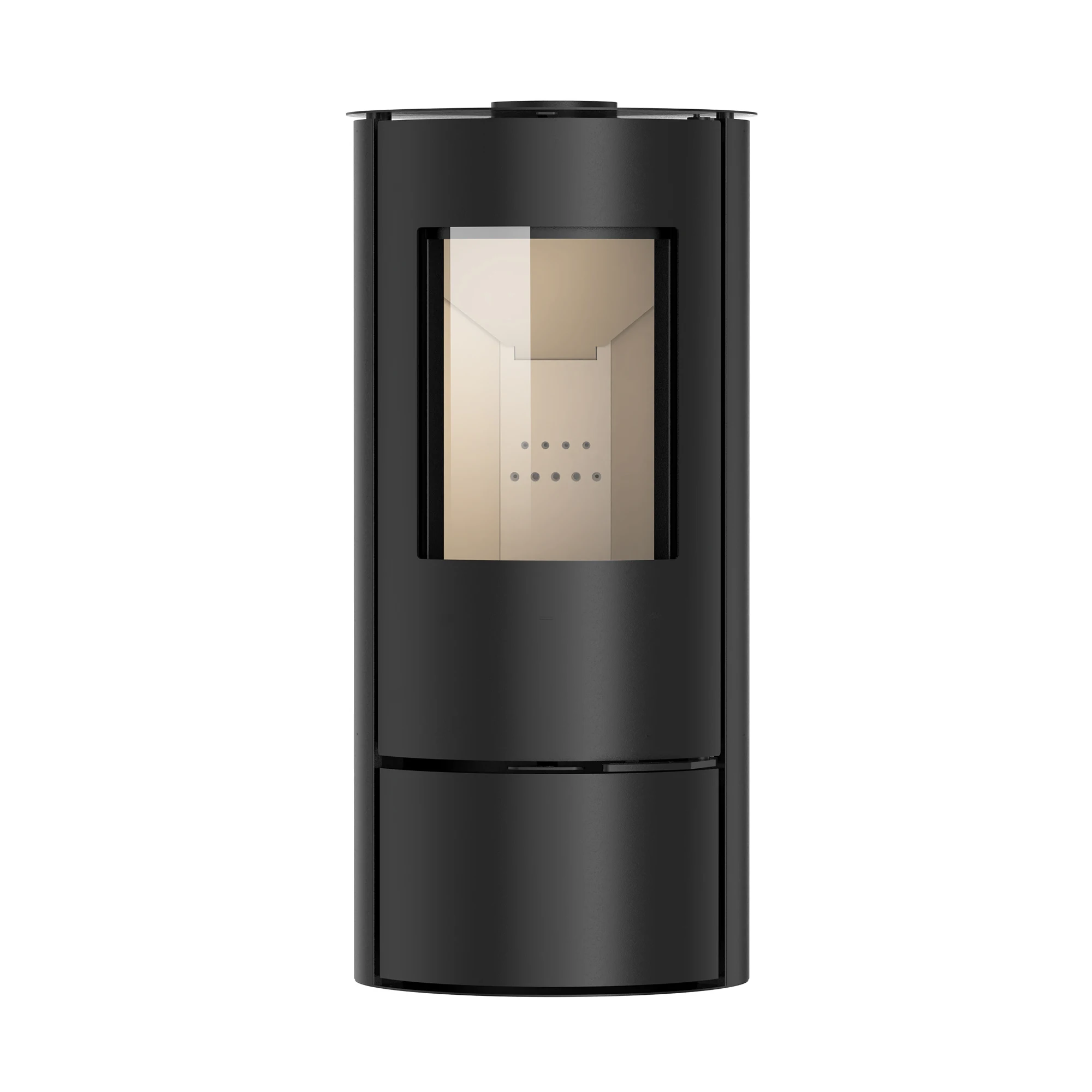 R1204B 11.7kW Round Design Indoor Heating Smokeless Freestanding Estufa De Legna Wood Burning Stove Fireplace Wood Stove