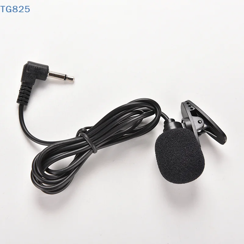 【AN】3.5mm Mini Studio Speech Mic Microphone Clip On Lapel For PC Desktop Notebook