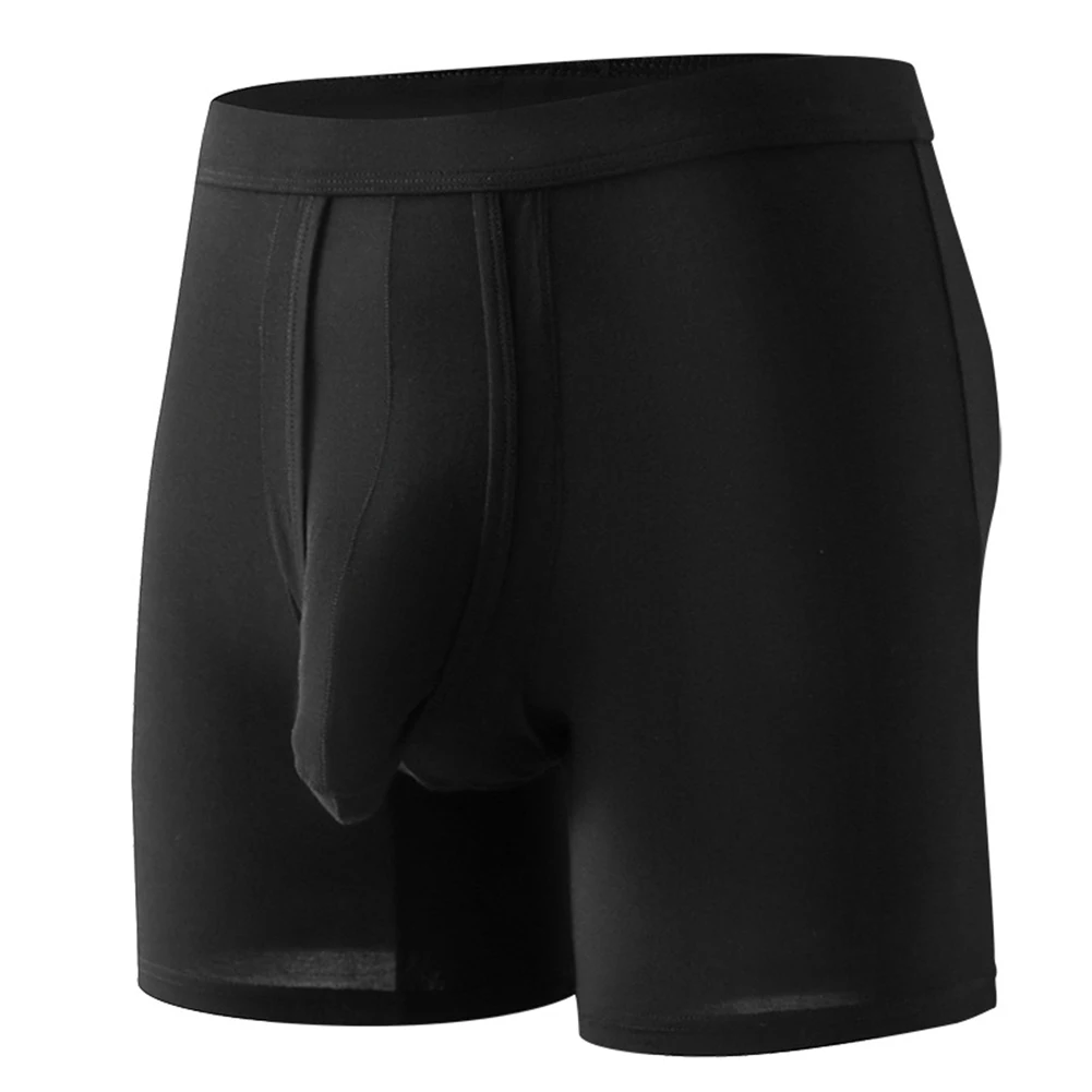

Mens Underwear Unleash Your Performance with Men's Separate Ball Pouch Boxer Shorts Breathable Sport Underwear