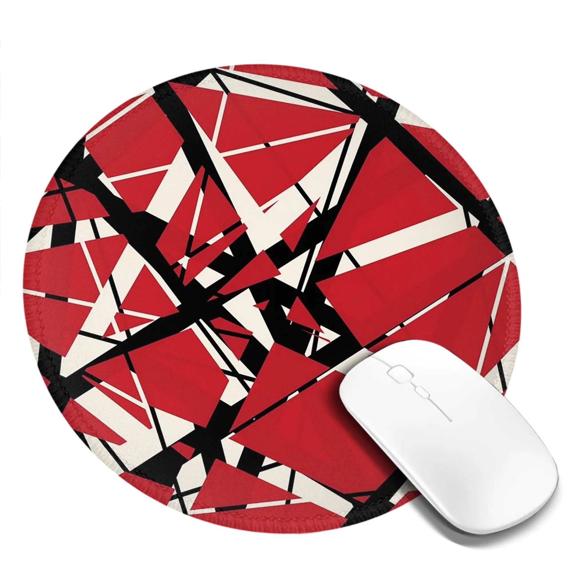 EVH Authentic Stripes Design Mouse Pad Computer Keyboard Mouse Mat Gaming PC Laptop Desk Mat Office Accessories Table Mats