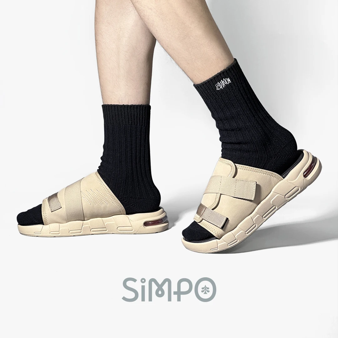 

Summer Sandals For Men Maximum Size 49 Big Fat Slippers Comfortable Footwear Casual Shoes Velcro Adjustable Sapatos Masculino