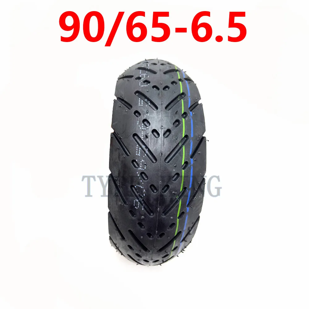 11 Inch Wheel 90/65-6.5 CST Tubeless Tire with Aluminum Alloy Rim for Electric Scooter Front Wheels Modification Accessories