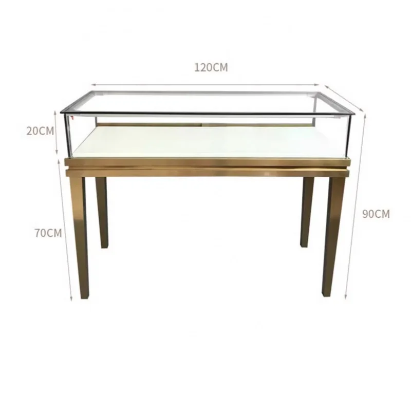 Custom high quality in stock jewelry watch display cabinet showcase direct sales