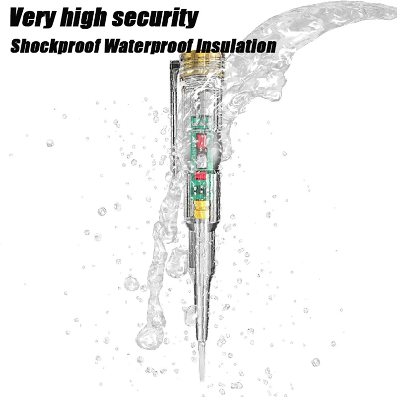 3PCS Intelligent Induction Power Voltage Detector Pen 24-250V Circuit Tester Screwdriver Household Electrician Tools