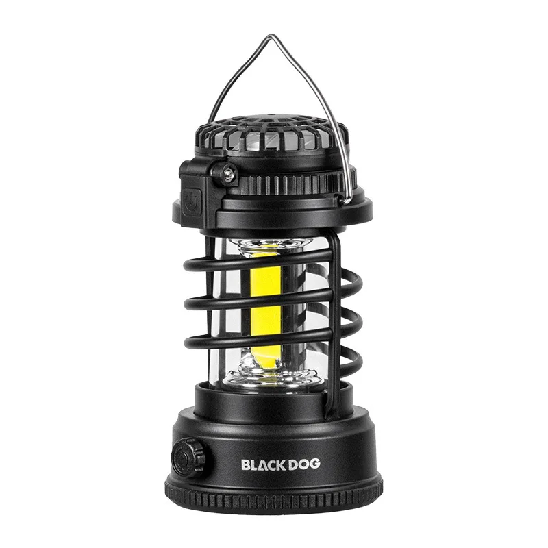 블랙독 텐트 조명 램프 1200mAh 야외 팬 라이트 초장수명 배터리 178LM 아우로라 라이트 초강력 다기능