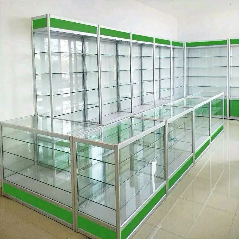 custom，Customized Medical Retail Pharmacy Store Glass Showcase Pharmacy Shop Interior Counter Design Furniture