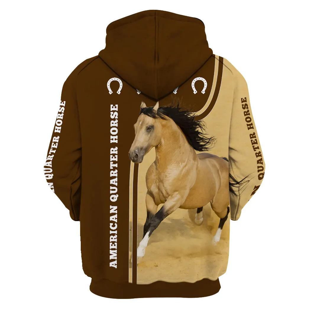 Love Horse 3D Full Printed Unisex Deluxe Hoodie Men Sweatshirt Streetwear Zip Pullover Casual Jacket Tracksuit-813