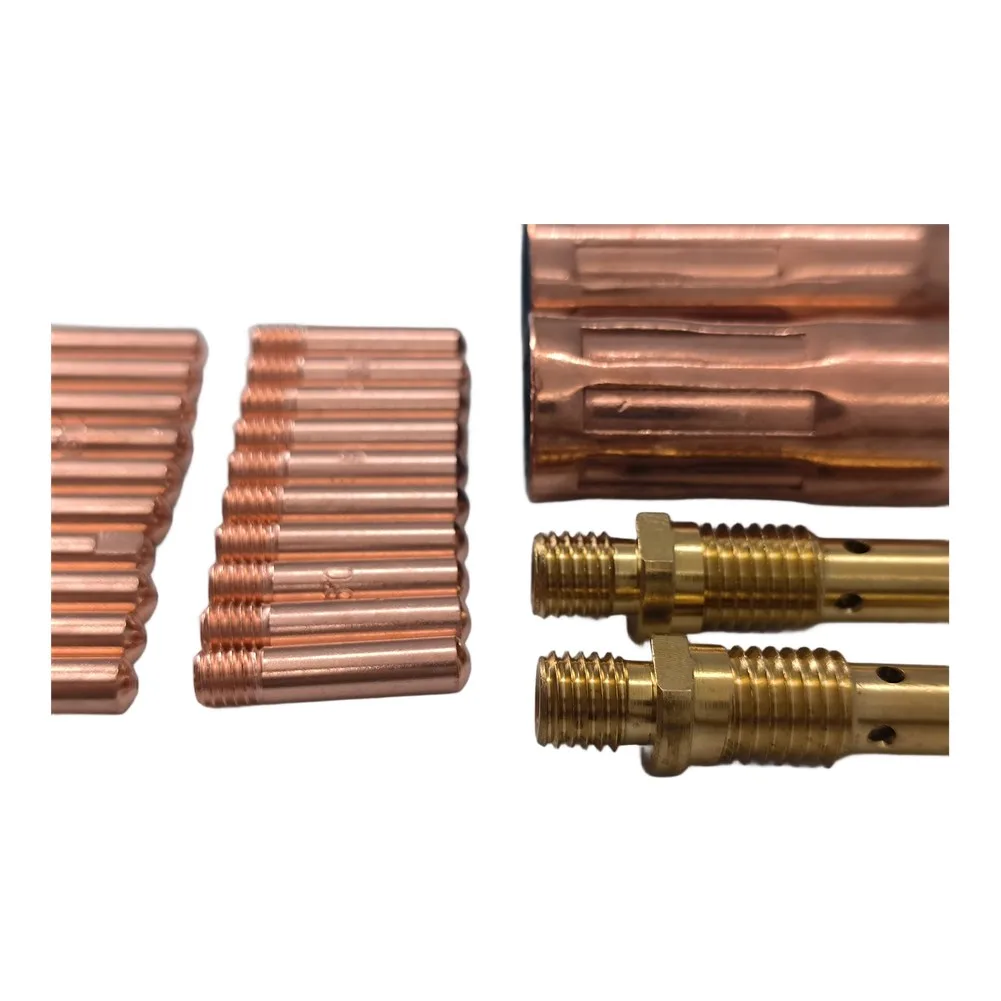 Copper For Mig Welding Consumables Set for Lincoln For Magnum 100L For Torch 21-50 35-50 Includes 20 Tips 2 Nozzles 2 Diffusers