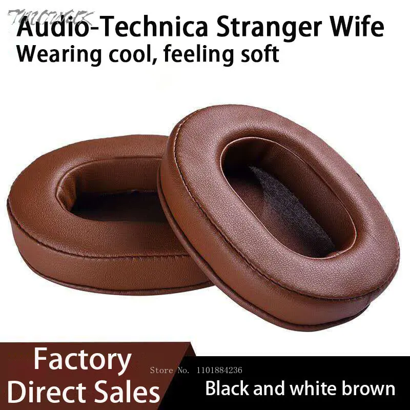 Almohadillas de repuesto para Audio Technica ATH M70 M50X M50 MSR7 M40X M40 M30X, auriculares con Funda de cuero