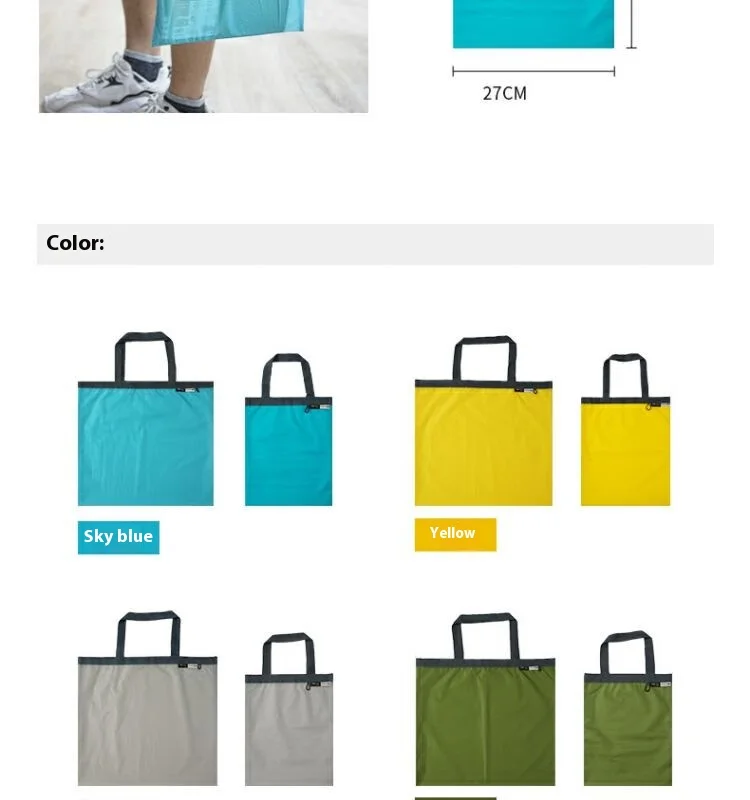 XENOSMILUS Mini Portable Eco-Friendly Shopping Bag, Lightweight and Waterproof, Ideal for Traveling, Storage and Shopping