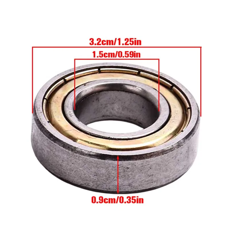 6002 deep groove ball bearings, double sealed smooth rotating bearings, for small motorcycle wheel hub maintenance parts
