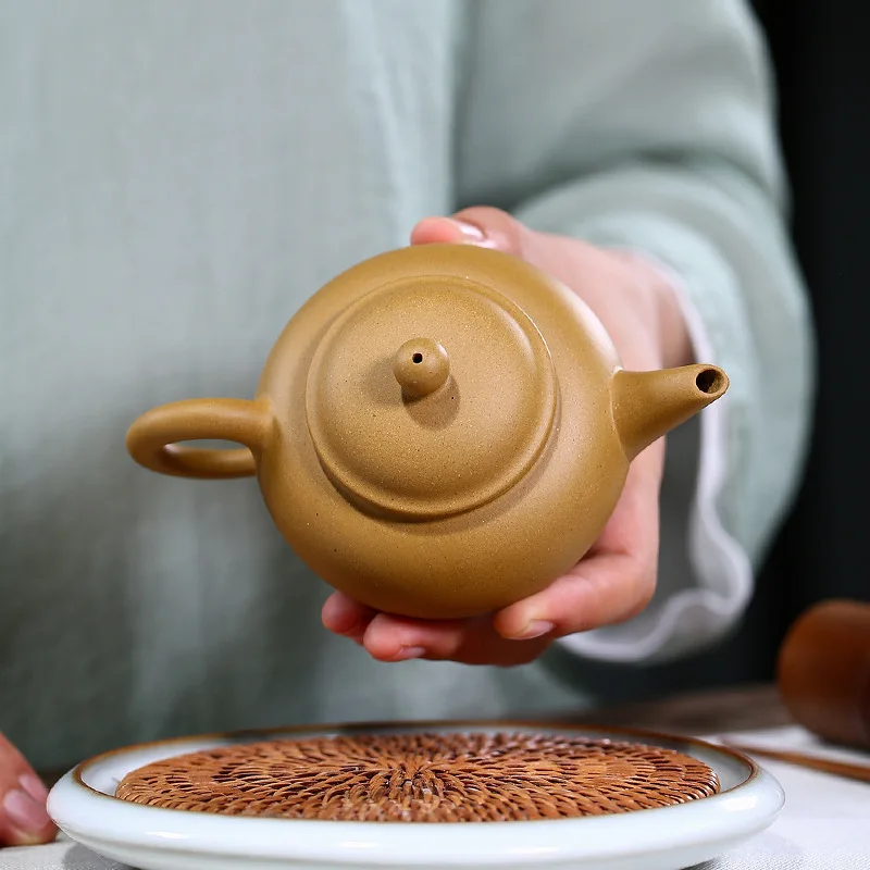 

150ml Chinese Yixing Purple Clay Teapot Raw Ore Section Mud Famous Handmade Tea Pot Beauty Zisha Kettle Teaware Tea Ceremony