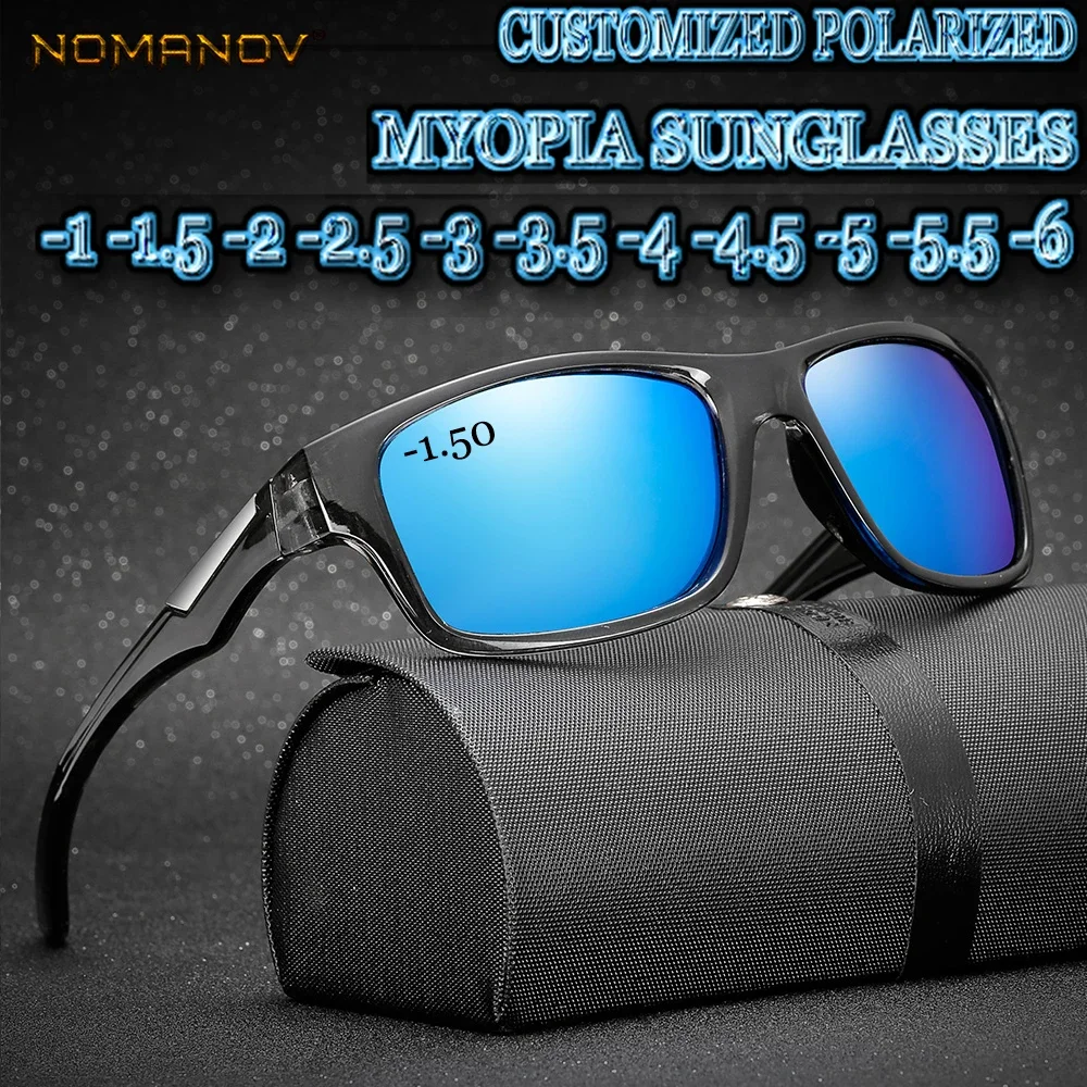 

Promotion Custom Made Myopia Minus Prescription Polarized Lens Summer Style Color Film Outdoor Fashion Sunglasses -1 To -6