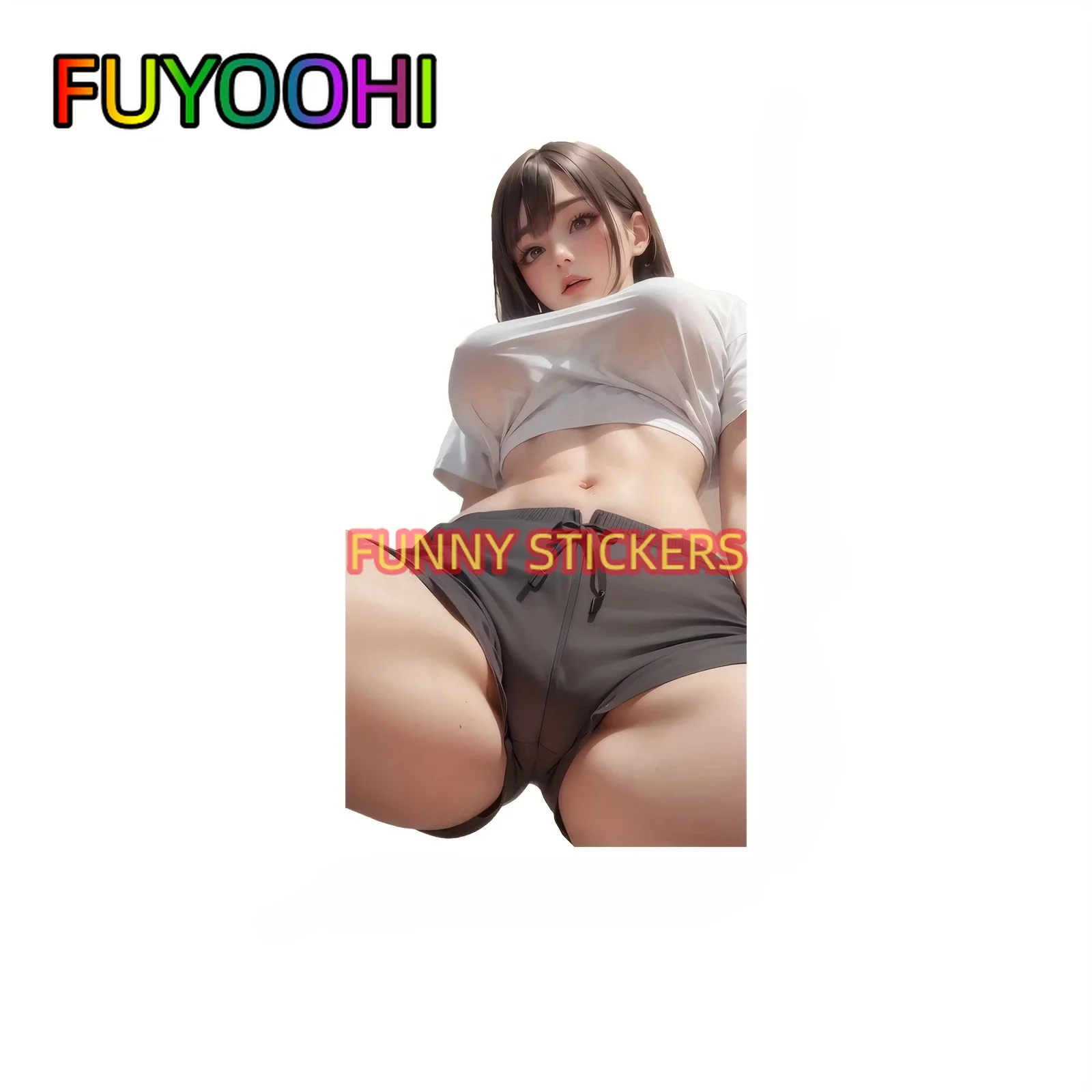 

FUYOOHI Cute Sister Waterproof Vinyl Stickers For All Vehicles, Motorcycles, Helmets, Laptop Stickers