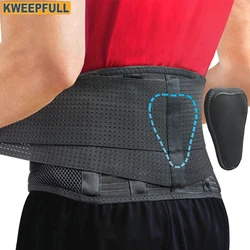 Back Support Belt Relief for Back Pain, Herniated Disc, Sciatica, Scoliosis - Adjustable Support Straps - Lower Back Brace