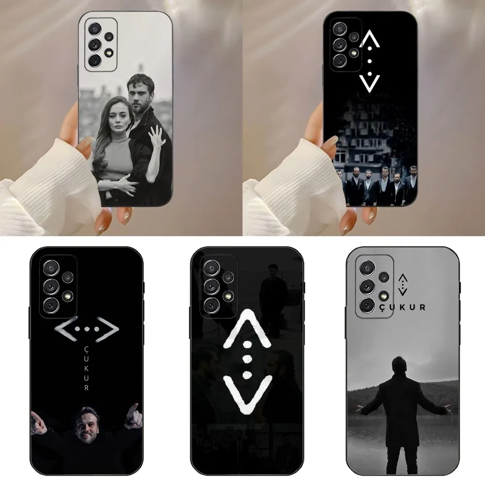 C-Cukur T-Turkish TV Series Phone Case For Samsung Galaxy A91,A80,A73,A72 ,A71,A53A52,A32 ,A31A22,A21s,A20,Black Cover