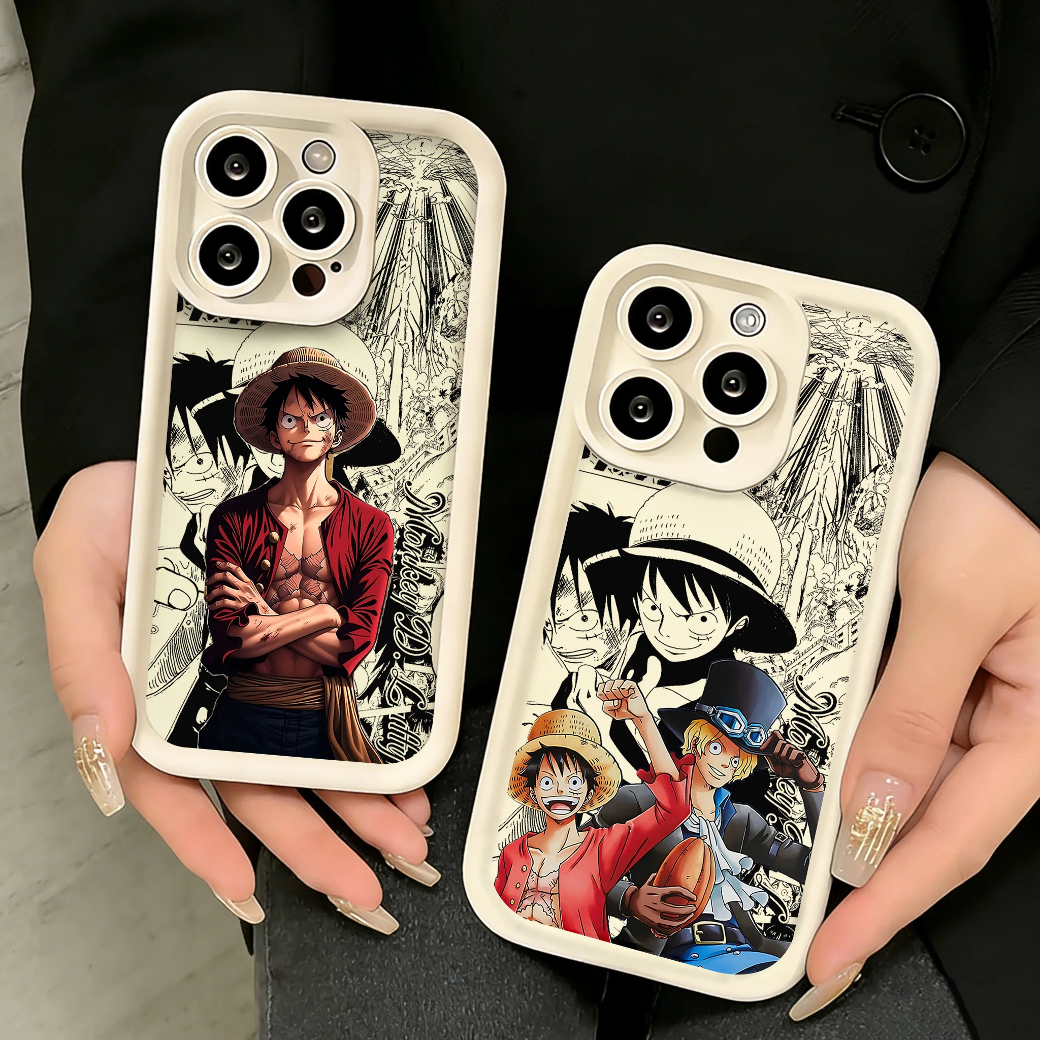 Ones Pieces Luffys Zoros Phone Case For Samsung Galaxy A17 A07 A06 A26 A16 A06 A35 A55 A25 A05s A15 A54 A34 A36 A24 4G 5G Soft