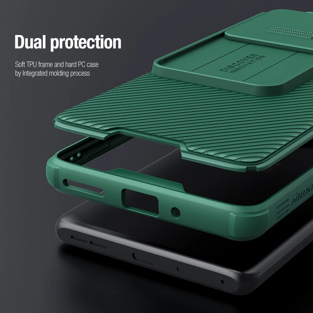 Nillkin para oneplus 12r 5g caso camshield proteção da câmera 360 lente capa traseira capa protetora para oneplus 12r