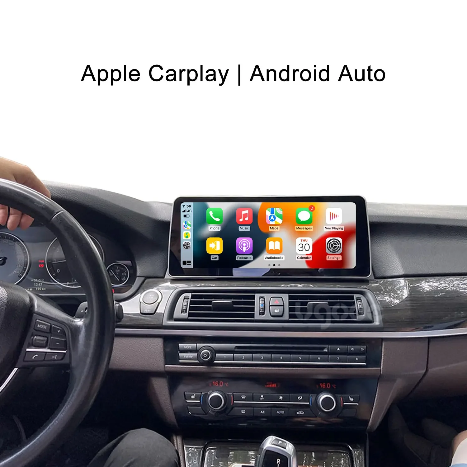 Ugode Qualcomm Snapdragon 680 Android 13 Carplay Screen Upgrade Multimedia Player GPS for BMW 5 Series F10 F11 CIC NBT GPS Navi - view 5