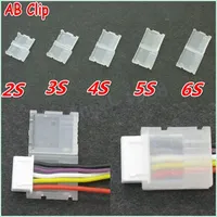 10pcs/lot 2S 3S 4S 5S 6S JST-XH Balanced head protection Balance Plug Savers AB Clip for Rc Lipo Battery