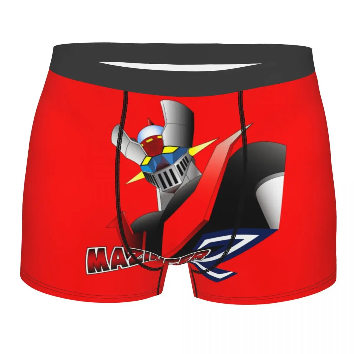 Calzoncillos tipo bóxer sexys Mazinger Z, ropa interior cómoda para hombre, calzoncillos de manga corta con diseño de robot UFO, ropa interior de Anime