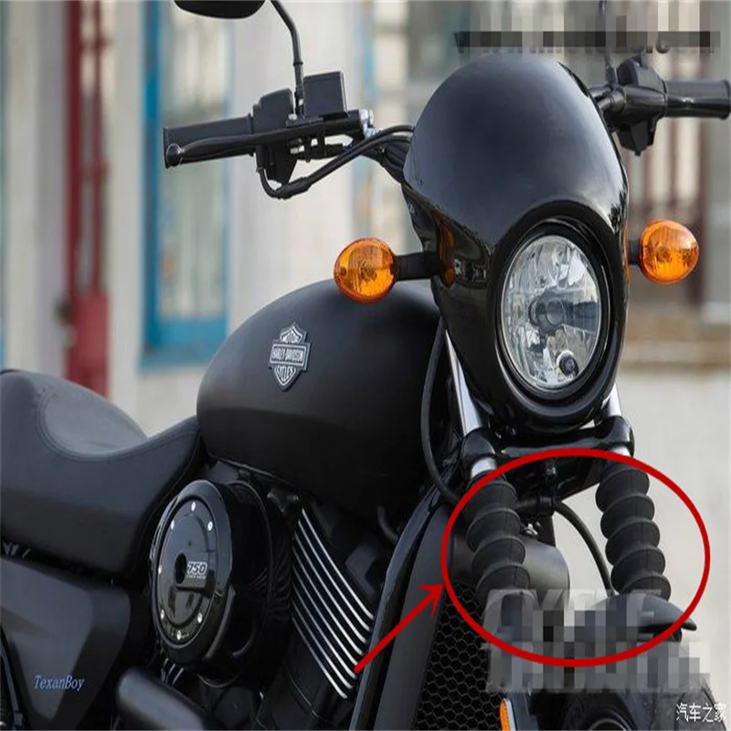 Motorcycle Front Fork Cover Front Gaiters Boot Shock Absorber For Harley Street XG500 XG750 XG 500 750 2014 2015 2016 -2018