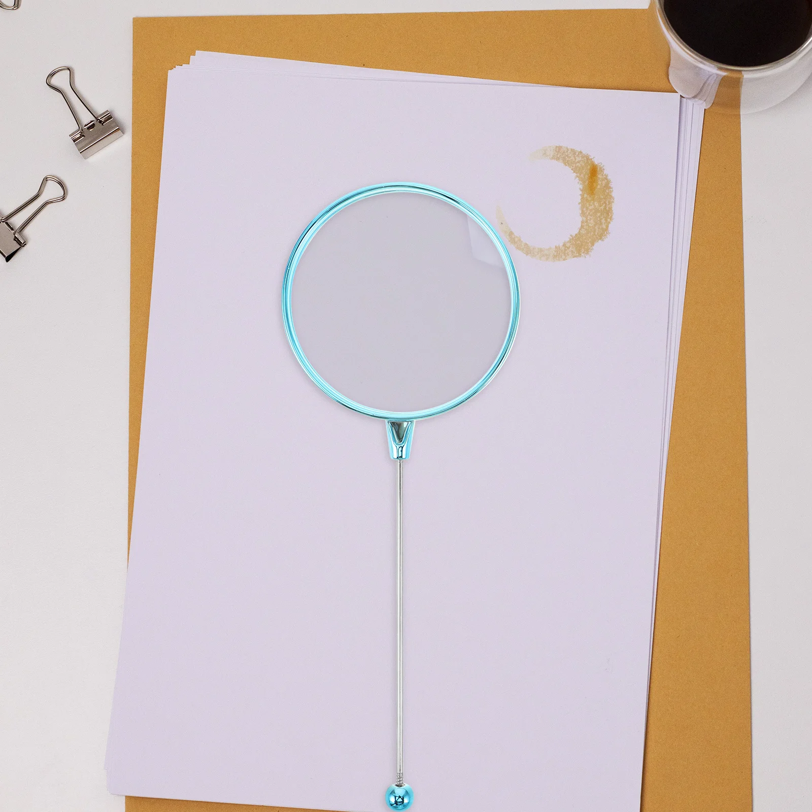 

6Pcs Portable Handheld Magnifier with Strong Magnification for Elderly Reading Books Newspapers Page Magnifiers for Daily Use