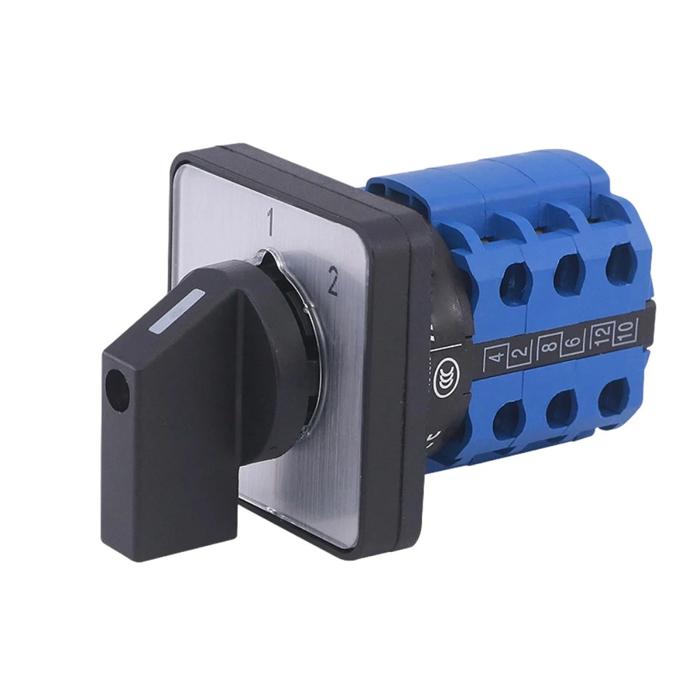 2 Position Changeover Switch Rotary Cam Type with 4 Terminals for LW2620 C333 Suitable for Circuit and Control Applications