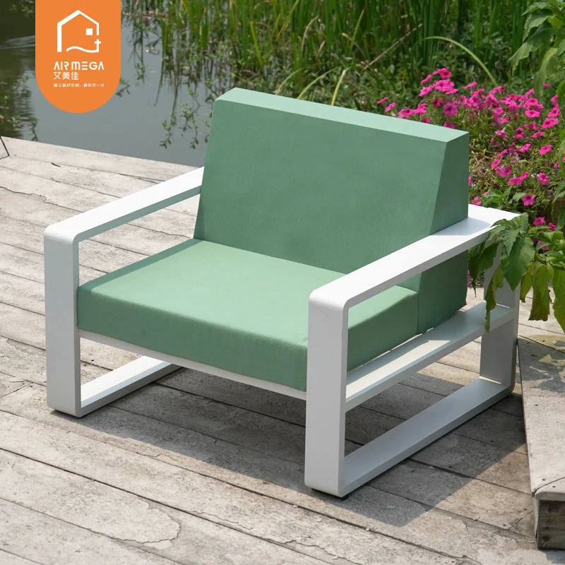 

Ai Meijia outdoor aluminum alloy combination sofa waterproof outdoor sun protection sofa courtyard terrace coffee table furnitur