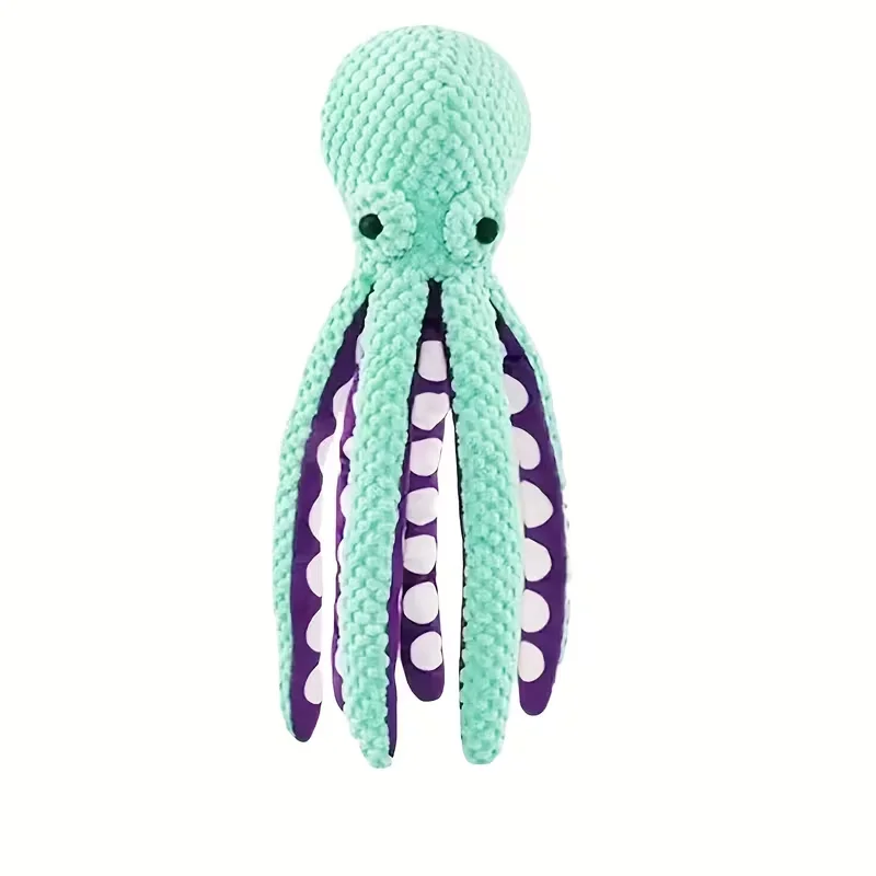 Interactive Plush Octopus Dog Toy 6