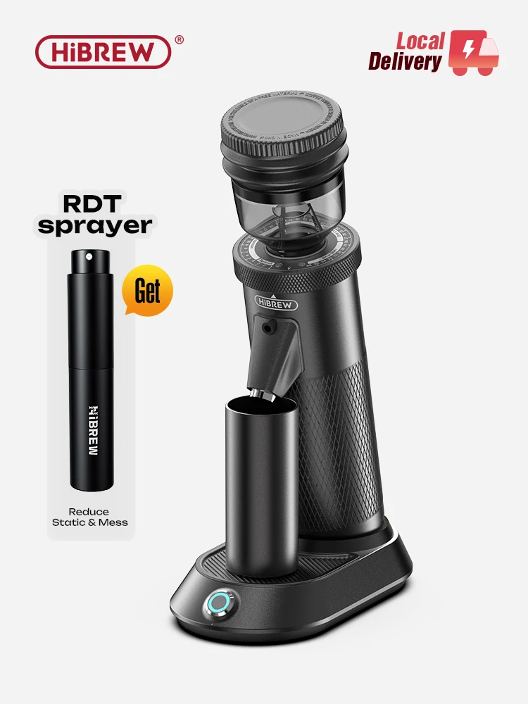 HiBREW G5 Macinacaffè elettrico con macina conica da 48 mm Macinacaffè compatto portatile in chicchi di caffè da cucina per caffè espresso turco