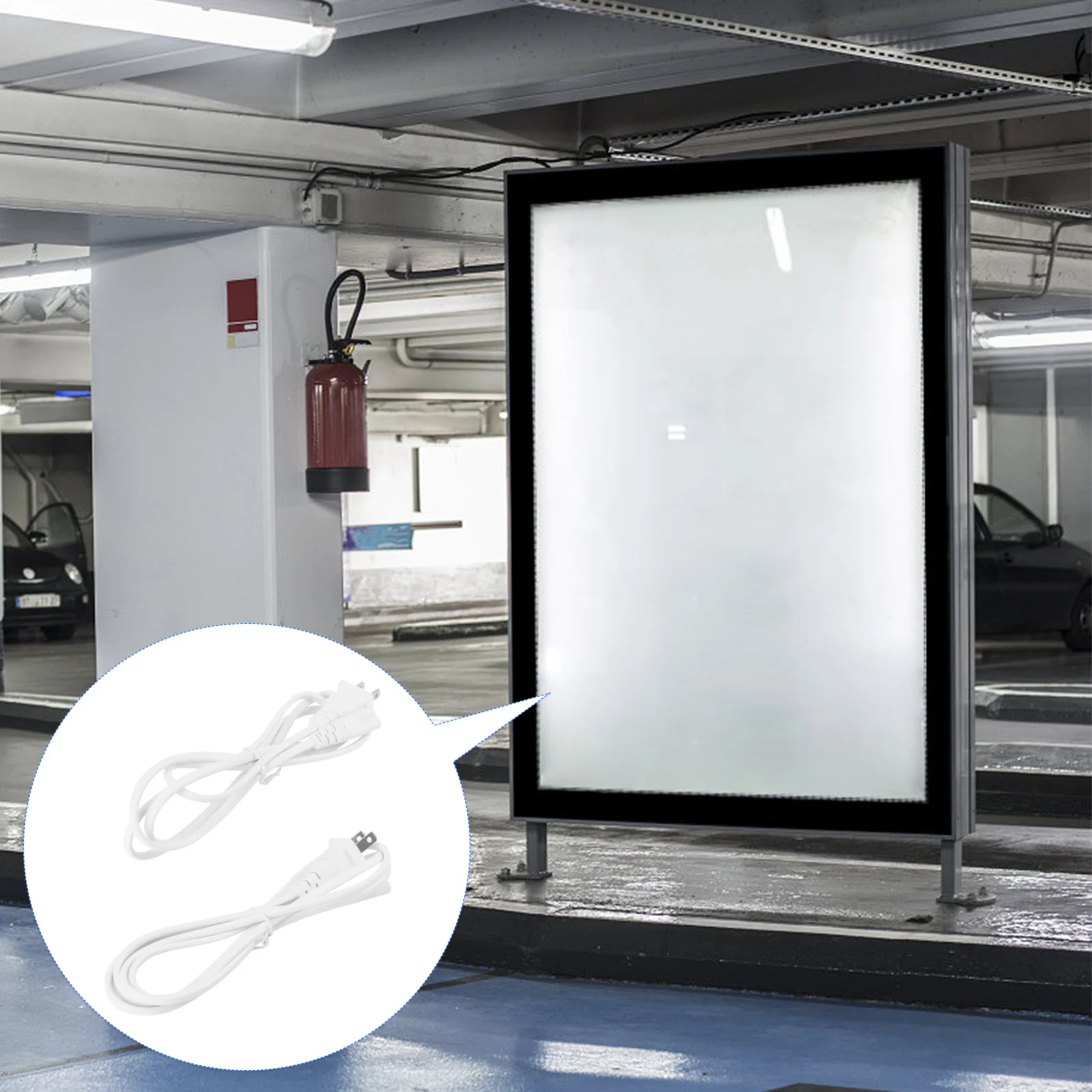 2 قطعة Led كابل تمديد الطاقة 3-Pin لنا التوصيل تركيب المصابيح محول مع تشغيل/إيقاف التبديل لصندوق تسجيل مصباح الفلورسنت طويل #5