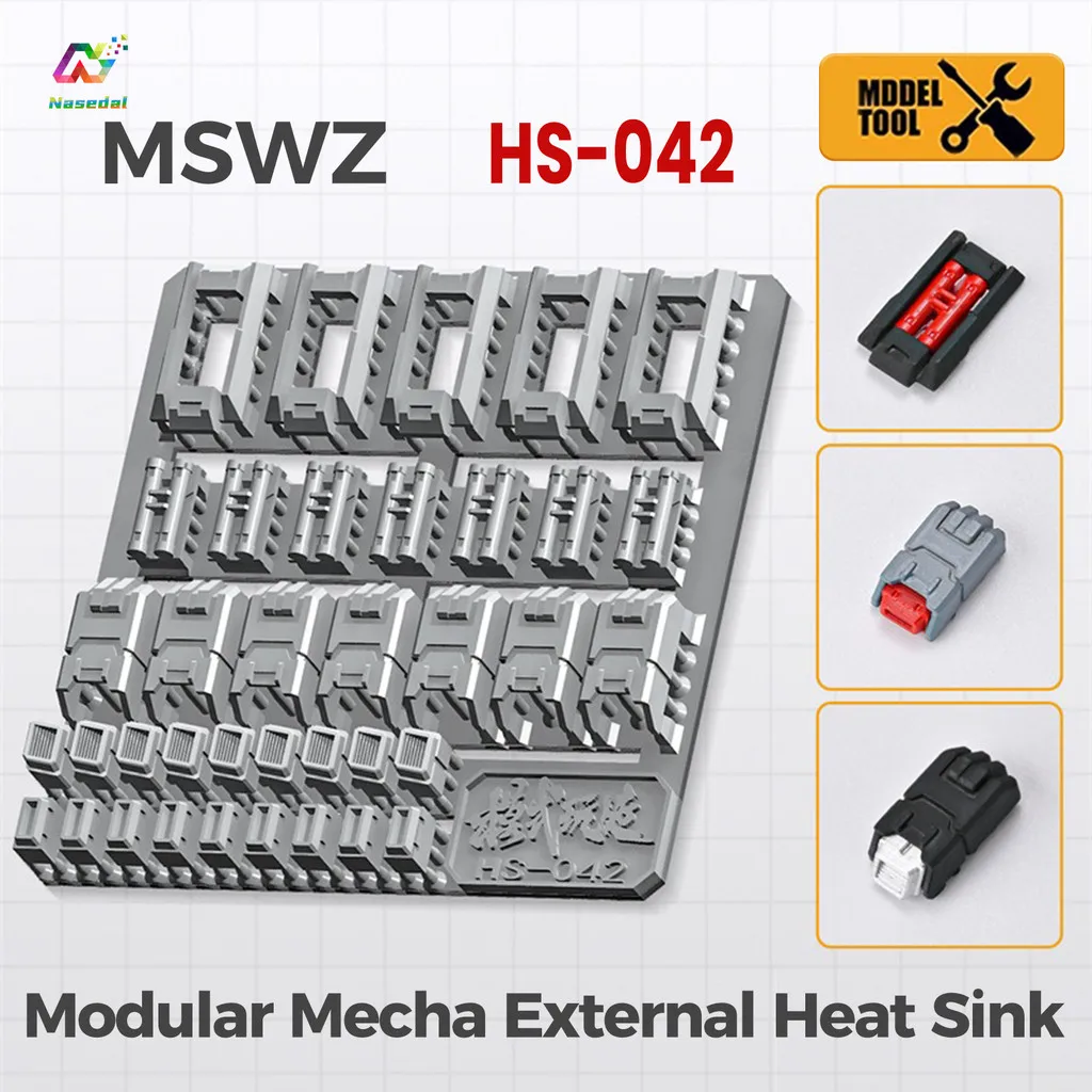 

MSWZ HS042 3D-печатная прецизионная деталь для модификации Gundam: съемный диффузор, модульный радиатор, внешняя броня 1/144 1/100