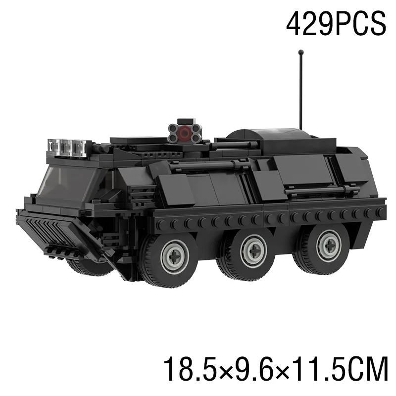 

Military War Series Russian APC Building Block Mini Tank Army WW2 Bricks Weapon Miniature DIY Beginner Set Creative Gifts