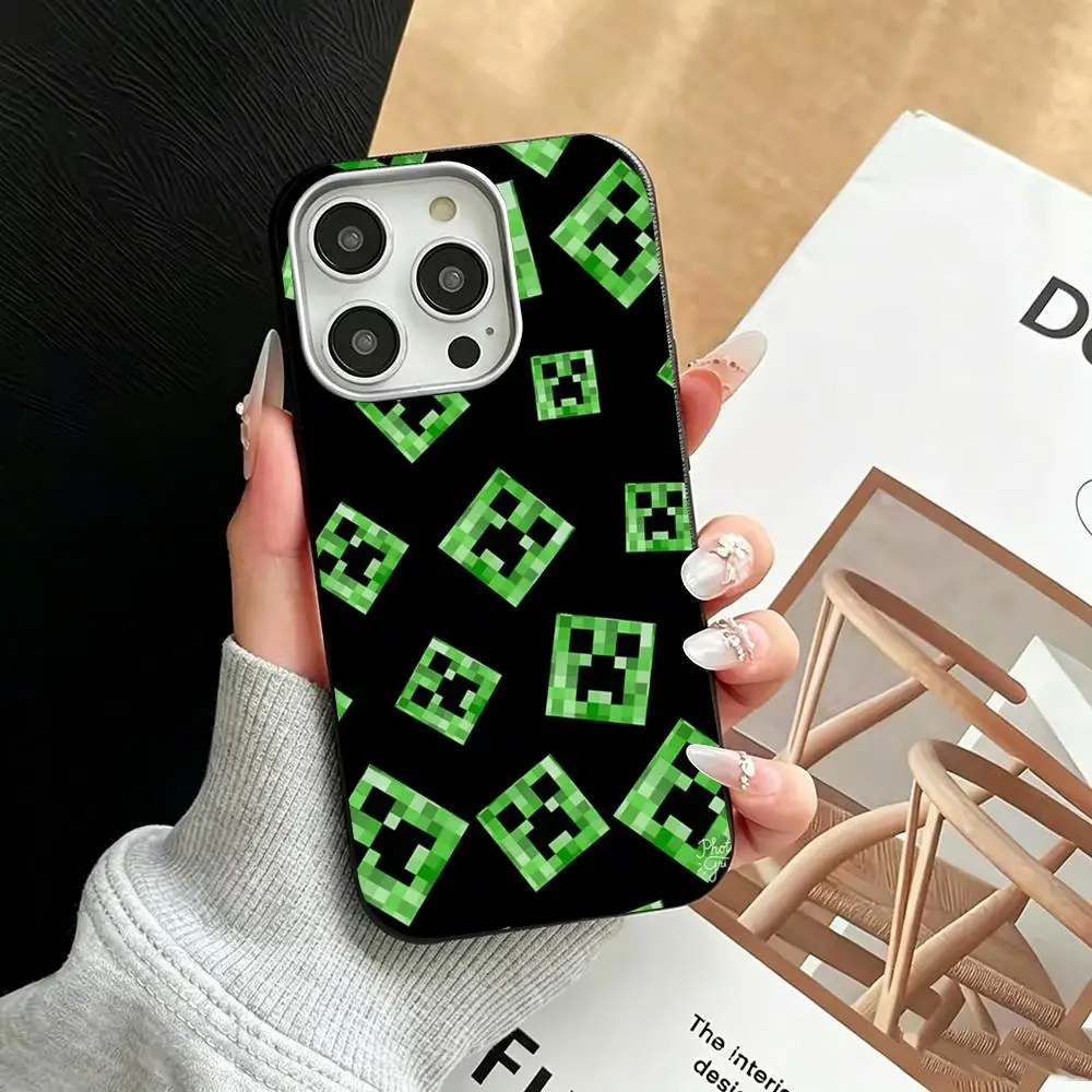 Game Mine-c-crafts Phone Case Matte PC Phone Case For IPhone 17 Air 11 12 13 14 15 16 Pro Max Plus Shockproof Case