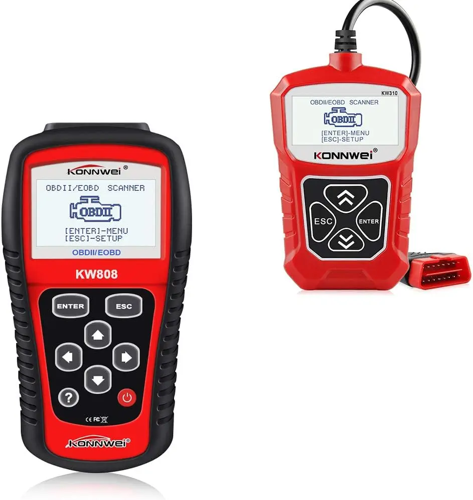 KW808 OBD2 الماسح الضوئي ، KW310
