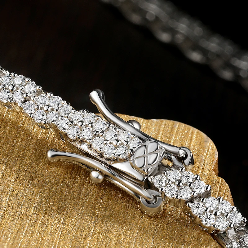 Thumbnail 4 - #25 Cheap Moissanite Tennis Bracelets Worth Buying