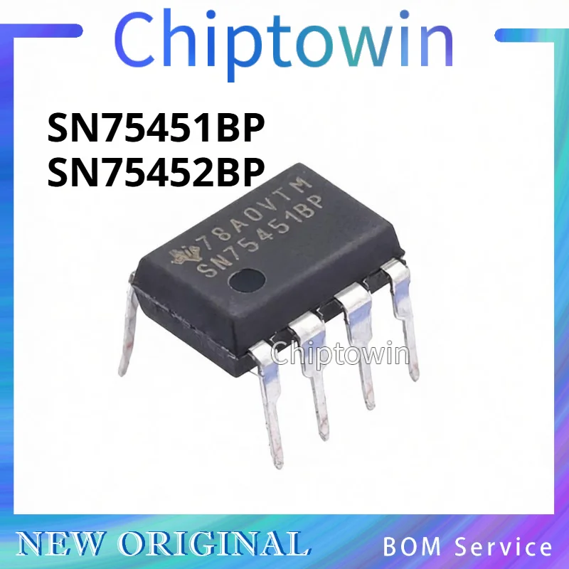 5/50/500 pcs SN75451BP SN75452BP SN75452 DIP-8 Dual Driver IC Original In Stock W7